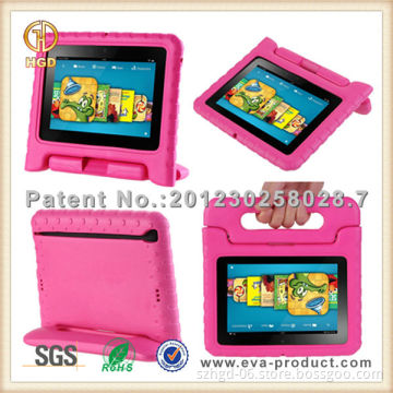 Child proof case for Amazon kindle fire tablet, EVA foam rubber bumper case and cover for kindle fire hd case